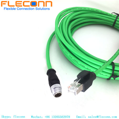 Câble Ethernet M12 vers RJ45
