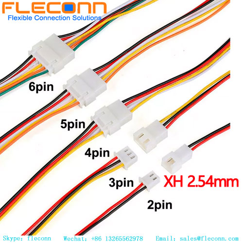 Jst Xh série Xhp-4 pas de 2,5 mm 2 3 4 5 6 7 faisceau de câbles de connecteur à 8 broches