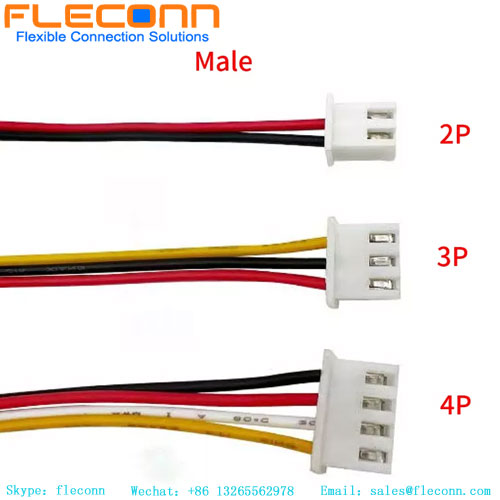 Jst Xh série Xhp-4 pas de 2,5 mm 2 3 4 5 6 7 faisceau de câbles de connecteur à 8 broches