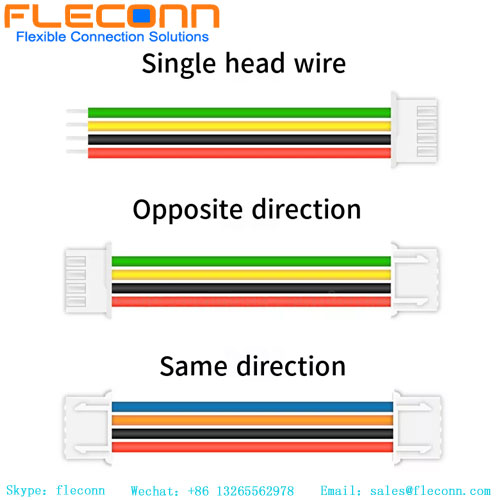Jst Xh série Xhp-4 pas de 2,5 mm 2 3 4 5 6 7 faisceau de câbles de connecteur à 8 broches