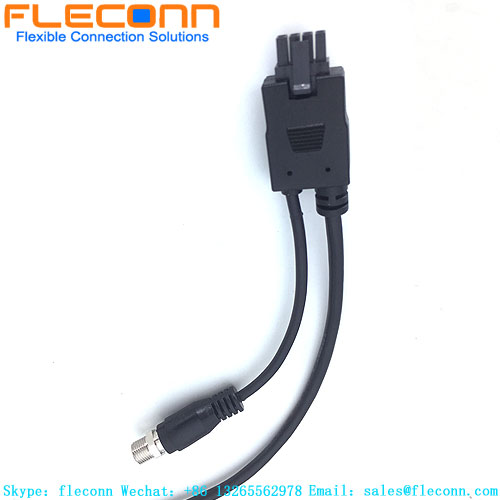 Câble de faisceau de câbles femelle Molex, pas de 3,5 mm, 8 broches vers RJ45