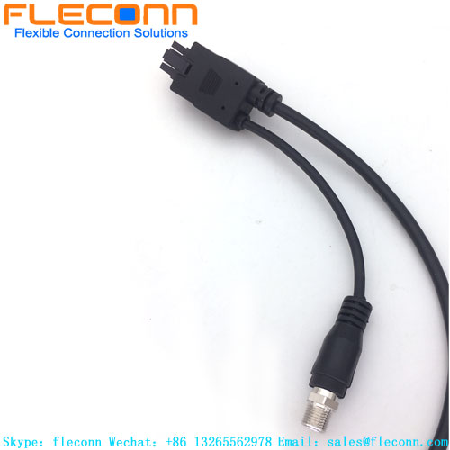Câble de faisceau de câbles femelle Molex, pas de 3,5 mm, 8 broches vers RJ45