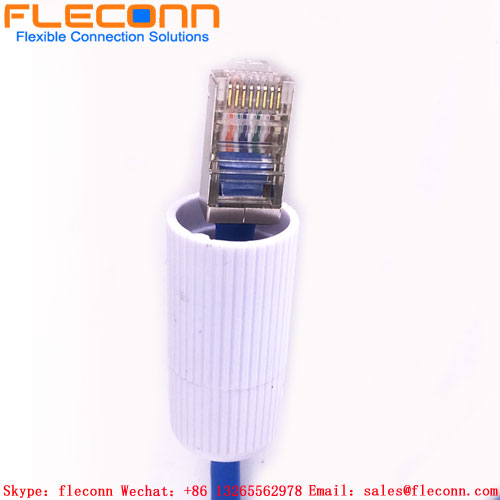 Ip66 Ip67 mâle au câble d'extension imperméable extérieur femelle de l'Ethernet Rj45