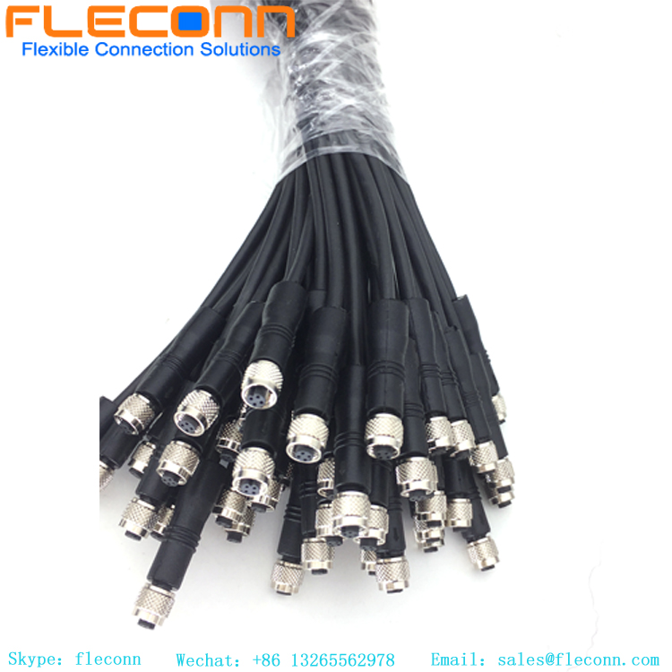 Câble femelle M5 4 broches