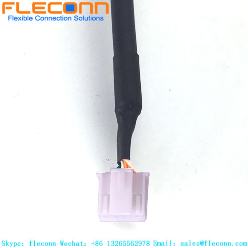 Câble de faisceau de câbles JST XH au pas de 2,5 mm à 4 broches vers RJ45