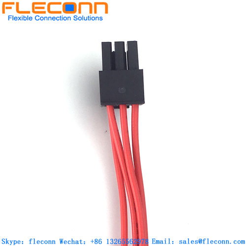 Faisceau de câblage de connecteur à 6 broches TE 794617-6 au pas de 3,0 mm