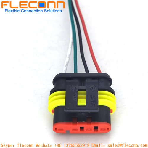 Boîtier TE AMP Superseal 1,5 mm pour faisceau de câbles de bornes femelles