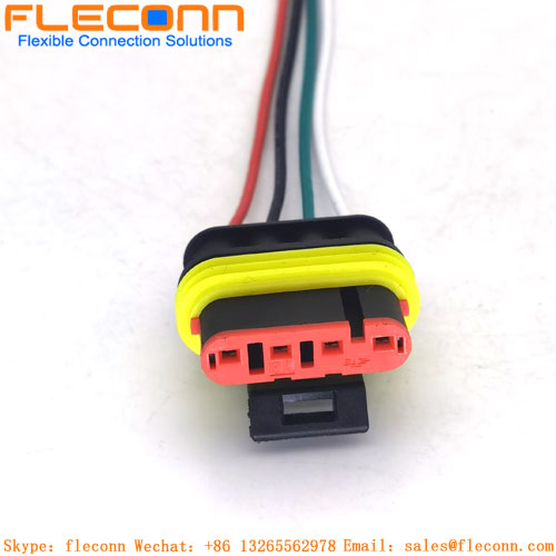 Boîtier TE AMP Superseal 1,5 mm pour faisceau de câbles de bornes femelles