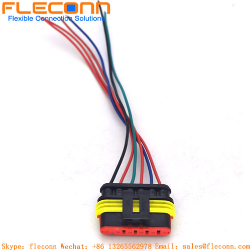 Faisceau de câbles pour connecteurs étanches AMP Superseal IP67 282090-1