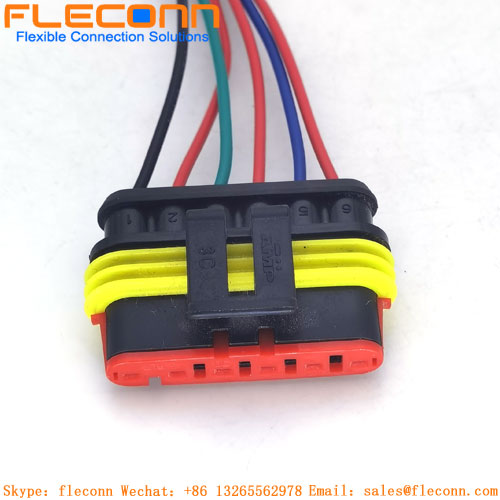 Faisceau de câbles pour connecteurs étanches AMP Superseal IP67 282090-1