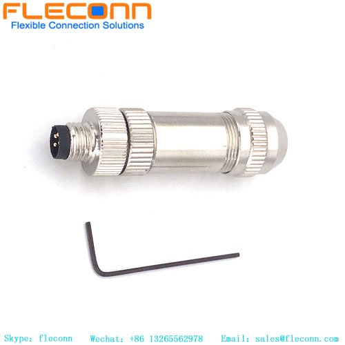 Connecteur mâle M8 4 broches