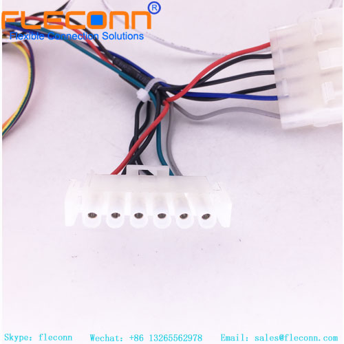 Faisceau de câbles de connecteur personnalisé TE MATE-N-LOK série 640585-1, 6 broches