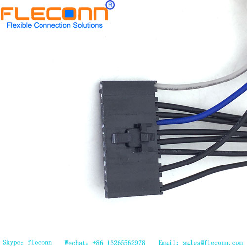 Faisceau de câbles de connecteur à 12 broches, pas de 2,54 mm, 1-104257-1, TE AMPMOUD mâle