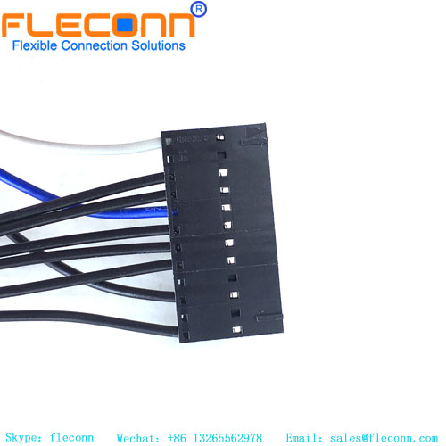 Faisceau de câbles de connecteur à 12 broches, pas de 2,54 mm, 1-104257-1, TE AMPMOUD mâle