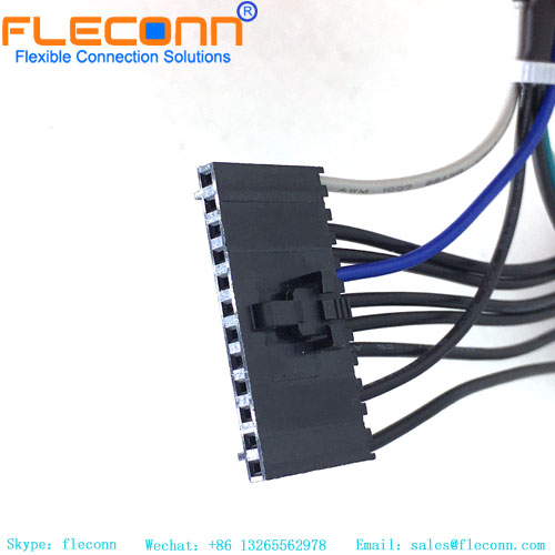 Faisceau de câbles de connecteur à 12 broches, pas de 2,54 mm, 1-104257-1, TE AMPMOUD mâle