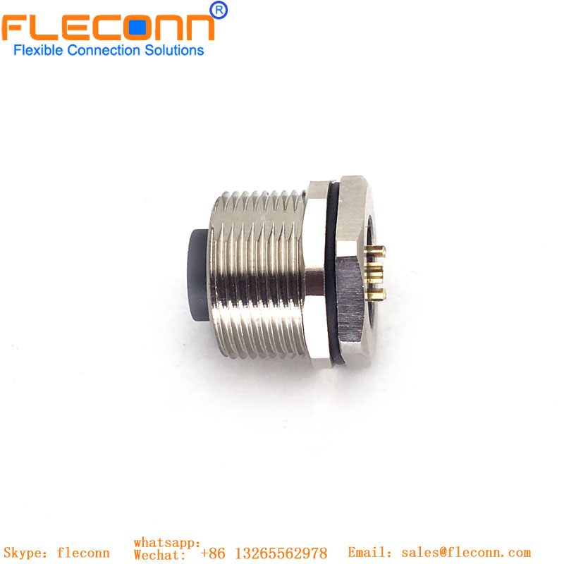 Connecteur de blindage métallique circulaire M12 à 17 broches