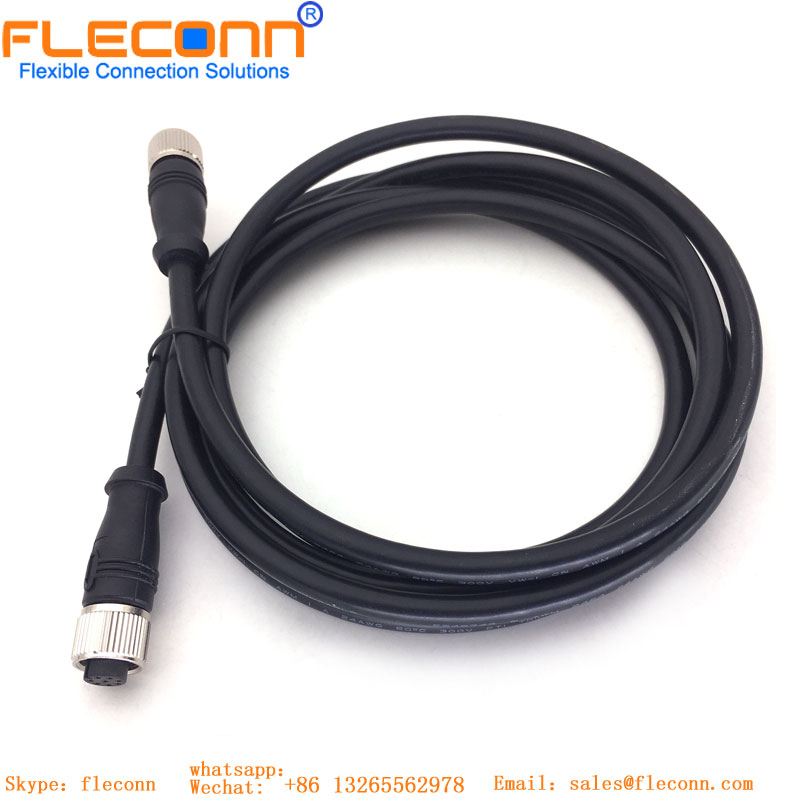 Câble mâle M12 8 broches