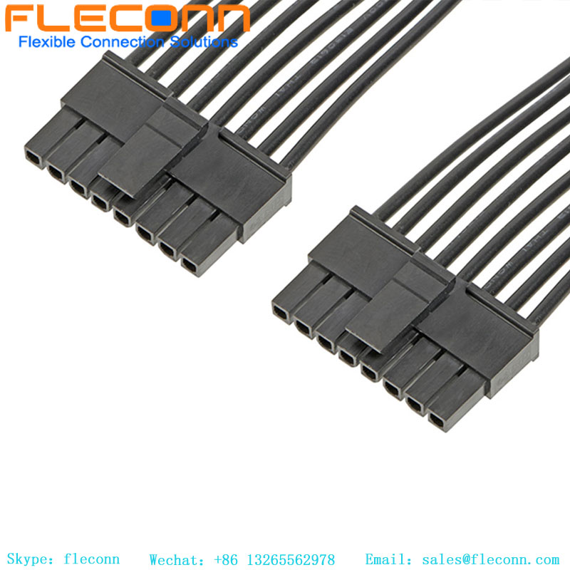Faisceau de câbles surmoulé personnalisé Micro-Fit 43025-0500 d'assemblage de câbles Molex