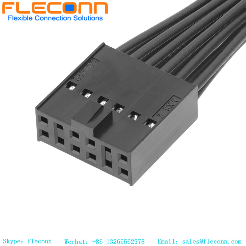 Faisceau de câbles surmoulé personnalisé Micro-Fit 43025-0500 d'assemblage de câbles Molex
