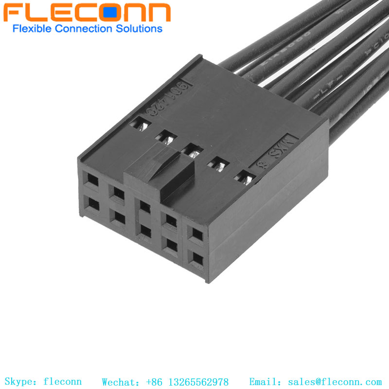 Faisceau de câbles surmoulé personnalisé Micro-Fit 43025-0500 d'assemblage de câbles Molex