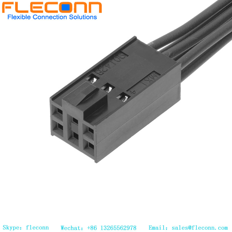 Faisceau de câbles surmoulé personnalisé Micro-Fit 43025-0500 d'assemblage de câbles Molex