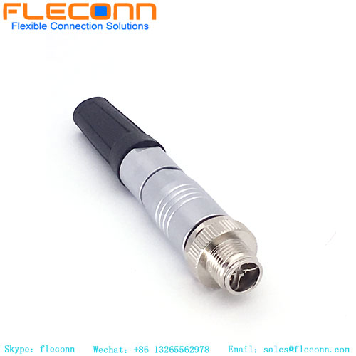 Connecteur assemblé mâle M12 à 8 broches codé X