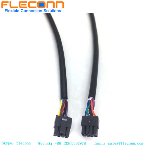 Faisceau de câbles de connecteur Molex Micro-fit 3.0 43025 à 8 broches au pas de 3,0 mm