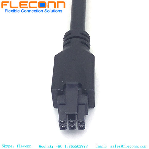 Faisceau de câbles surmoulé à 6 positions pour câble Molex Micro Fit 3.0