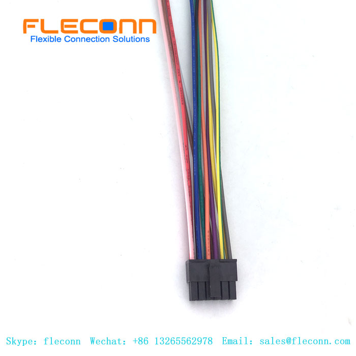 Harnais de fil de câble femelle Micro Fit 3,0 Molex 43025 12 broches à pas 3,0