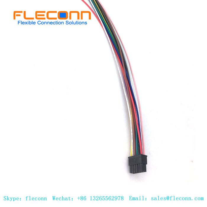 Harnais de fil de câble femelle Micro Fit 3,0 Molex 43025 12 broches à pas 3,0