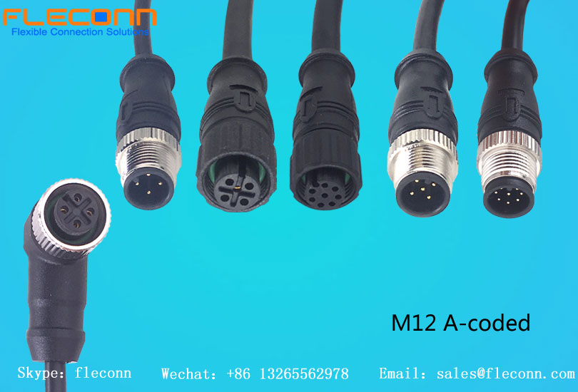 Câble de connecteur M12 codé A