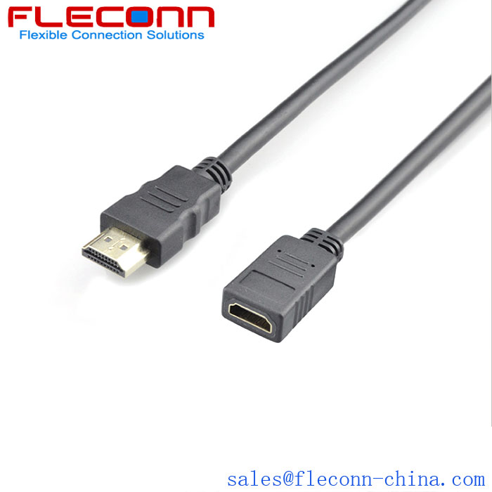 Câble d'extension d'oreille HDMI mâle à femelle