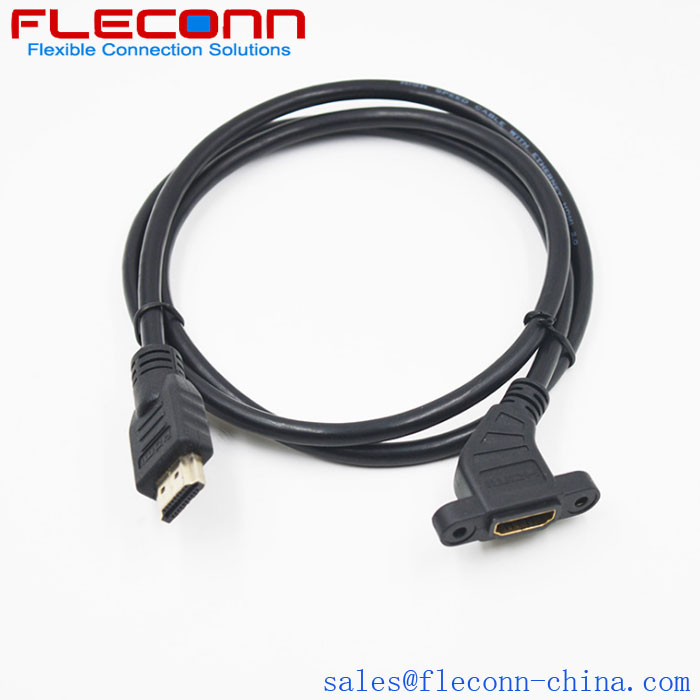 Câble d'extension d'oreille HDMI mâle à femelle