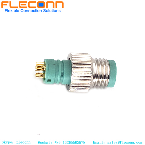 Connecteur moulé M8 mâle 5 broches code B