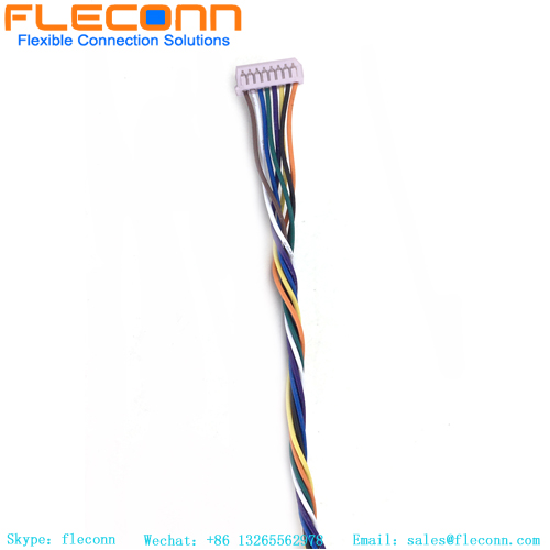 Connecteur de bâti arrière de Pin de M12 8 avec le faisceau de câbles de Molex 510210800