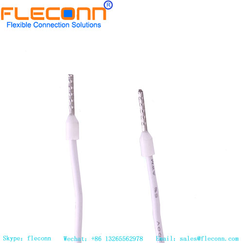 Bornes d'extrémité de cordon tubulaire, faisceau de câbles de connecteur