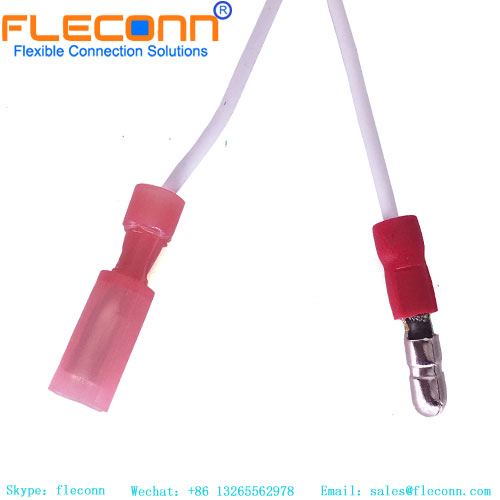 Câble de connecteur à déconnexion rapide Bullet-femelle, isolé en vinyle