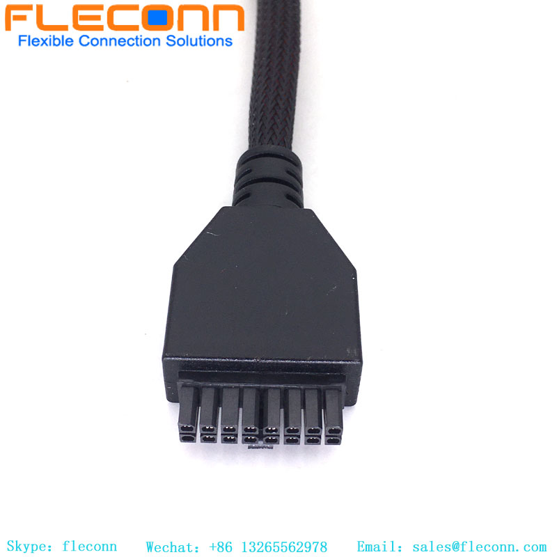 Faisceau de câbles surmoulé personnalisé Micro-Fit 43025-0500 d'assemblage de câbles Molex