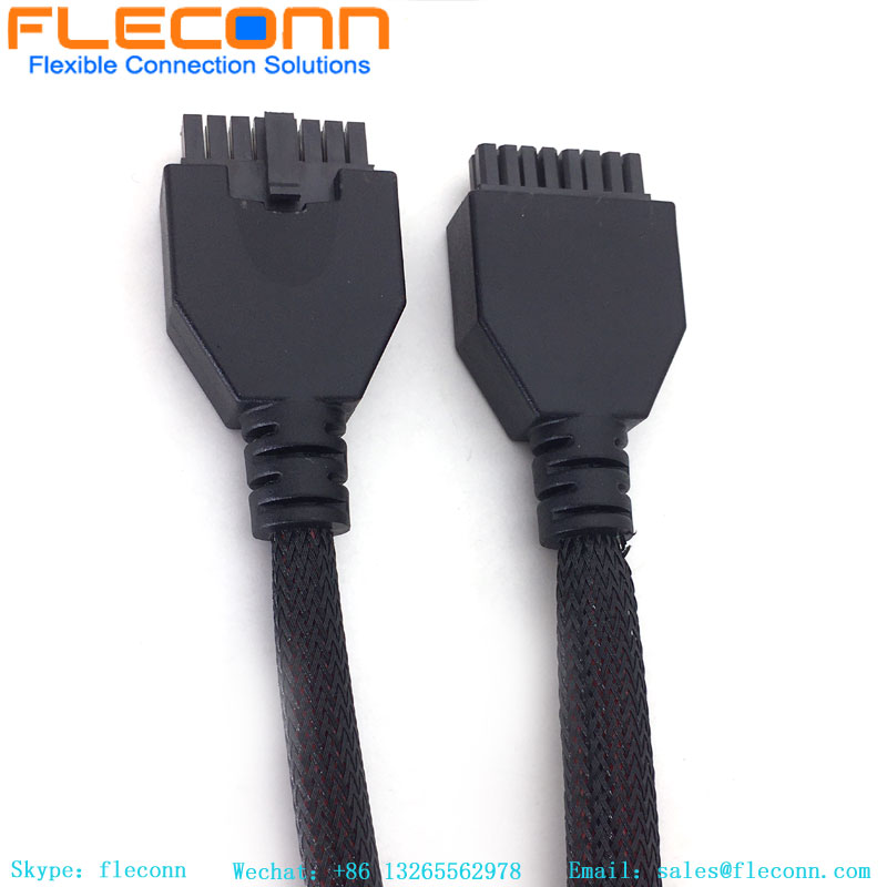 Faisceau de câbles surmoulé personnalisé Micro-Fit 43025-0500 d'assemblage de câbles Molex