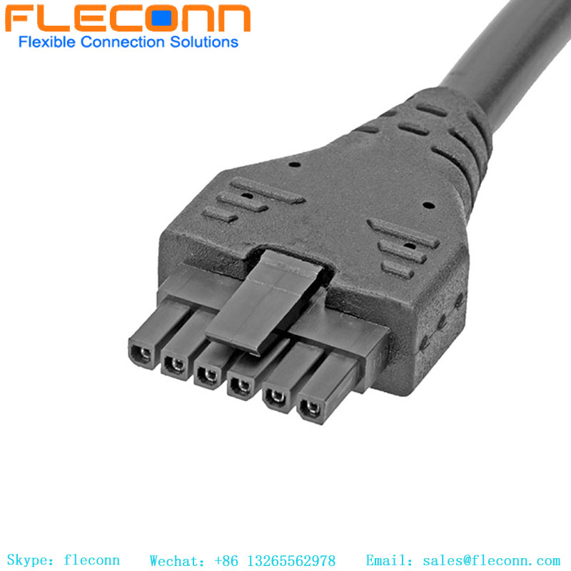 Faisceau de câbles surmoulé personnalisé Micro-Fit 43025-0500 d'assemblage de câbles Molex