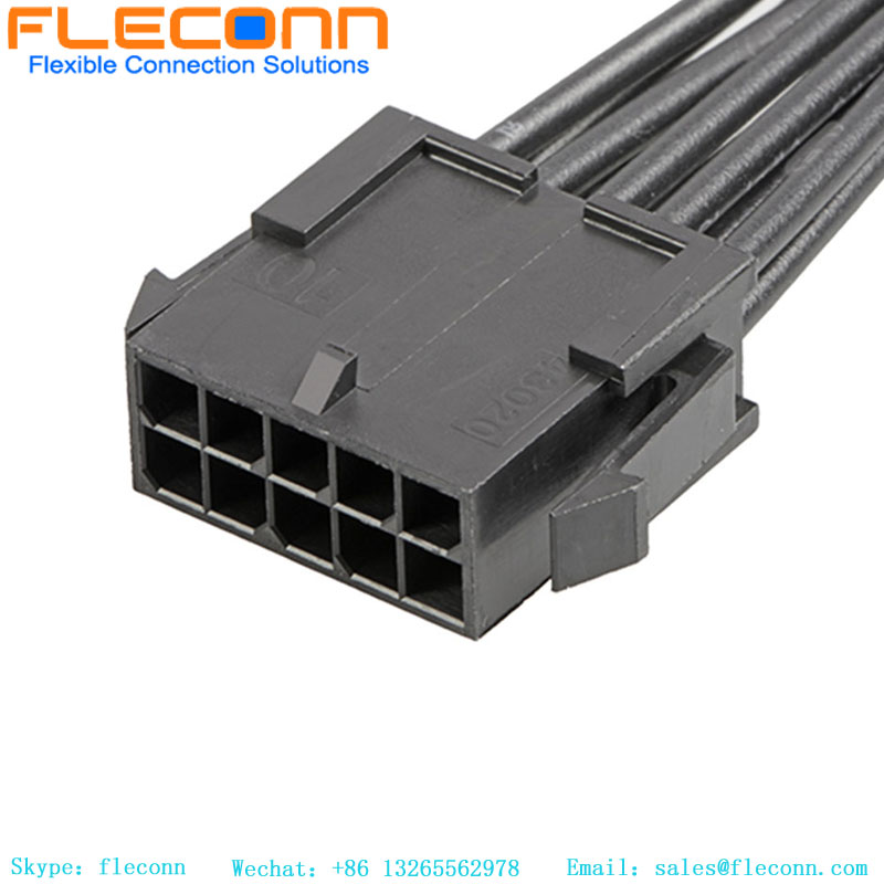 Faisceau de câbles surmoulé personnalisé Micro-Fit 43025-0500 d'assemblage de câbles Molex