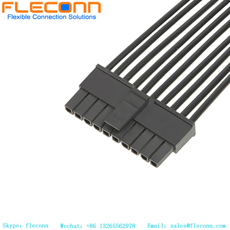 Faisceau de câbles surmoulé personnalisé Micro-Fit 43025-0500 d'assemblage de câbles Molex