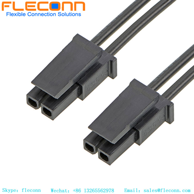 Faisceau de câbles surmoulé personnalisé Micro-Fit 43025-0500 d'assemblage de câbles Molex
