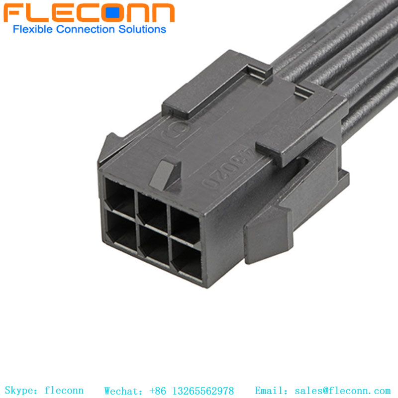 Faisceau de câbles surmoulé personnalisé Micro-Fit 43025-0500 d'assemblage de câbles Molex