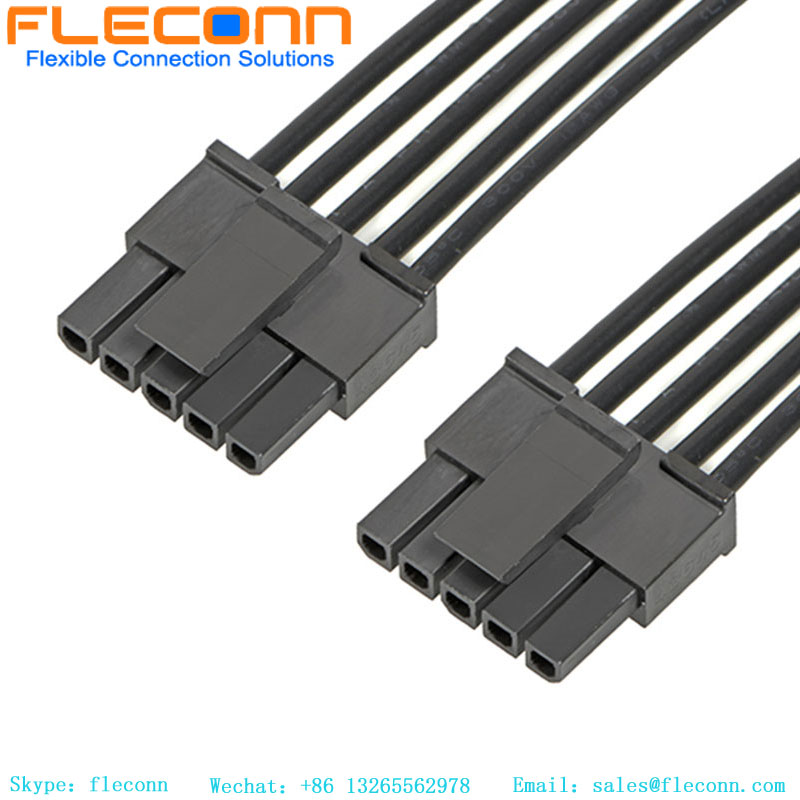 Faisceau de câbles surmoulé personnalisé Micro-Fit 43025-0500 d'assemblage de câbles Molex