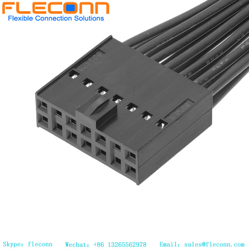 Faisceau de câbles surmoulé personnalisé Micro-Fit 43025-0500 d'assemblage de câbles Molex