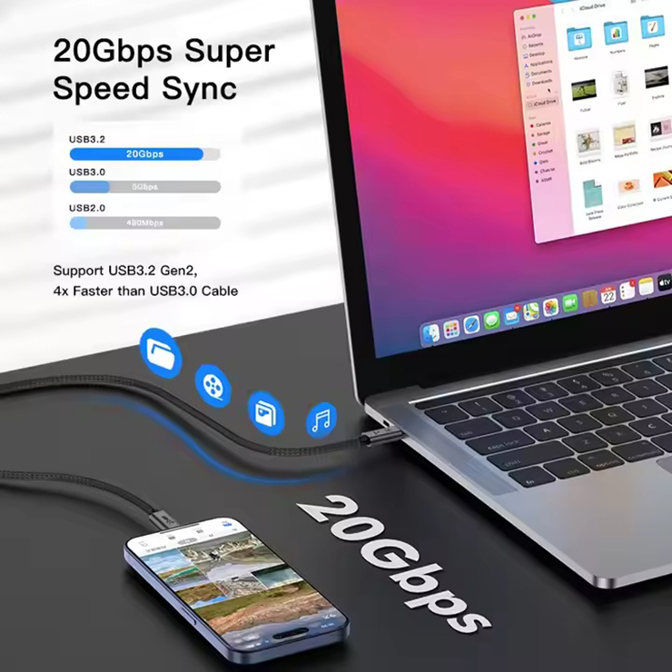 Câble de date USB personnalisé