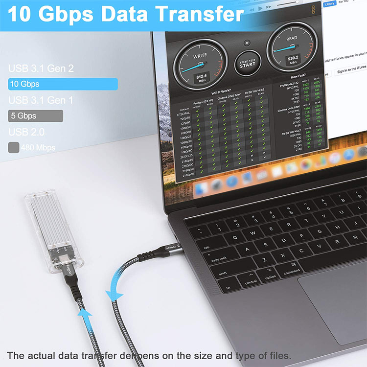 Câble de date USB personnalisé