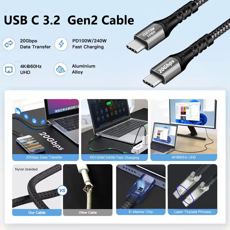 Câble de date USB personnalisé
